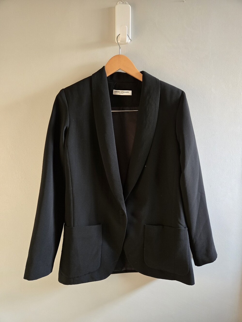Amanda Uprichard Black Blazer Size Medium